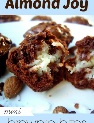 Almond Joy Brownie Bites