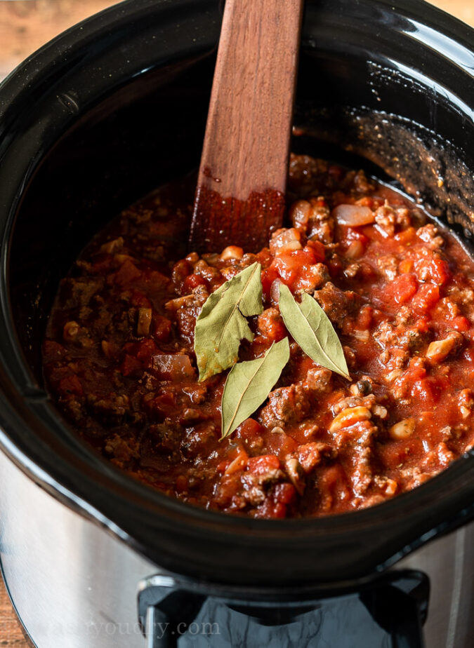 Spaghetti Bolognese Recipe in the Slow Cooker