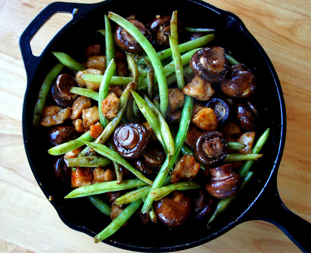 Mushroom Chicken with Green Beans