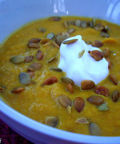 Roasted Acorn Squash Soup