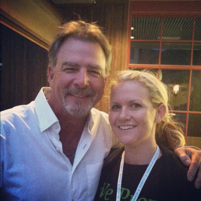 Bill Engvall and Shawn from I Wash You Dry in a picture together at the EVO Conference in Park City, Utah