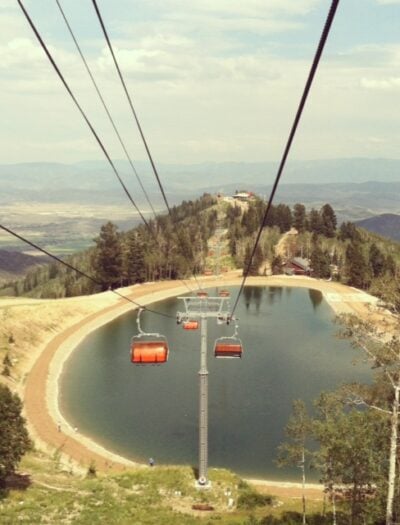 Orange Bubble Express in Park City