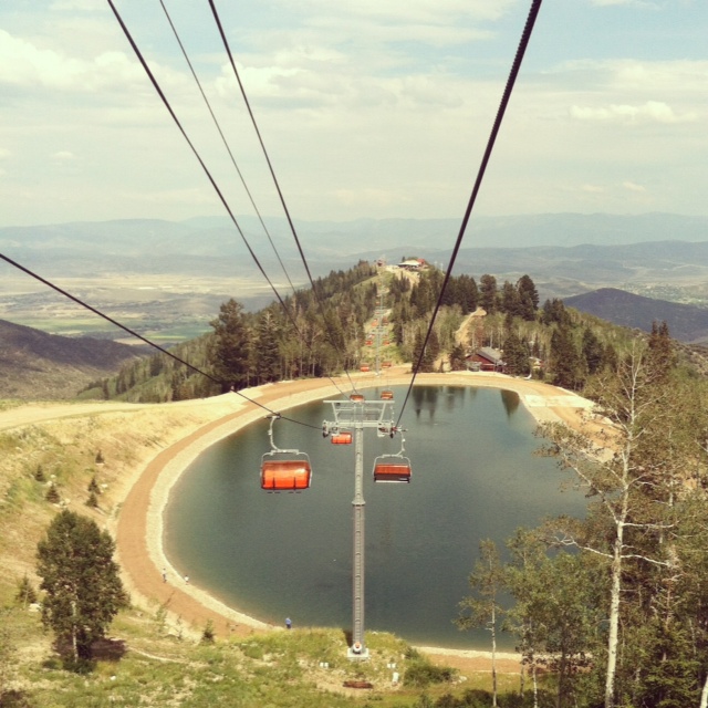 Orange Bubble Express in Park City