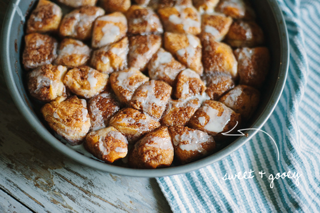 Cinnamon Pull Aparts in a pan