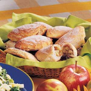 A basket of apple cinnamon turnovers