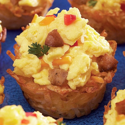 A close up of a Scrambled Egg Nest