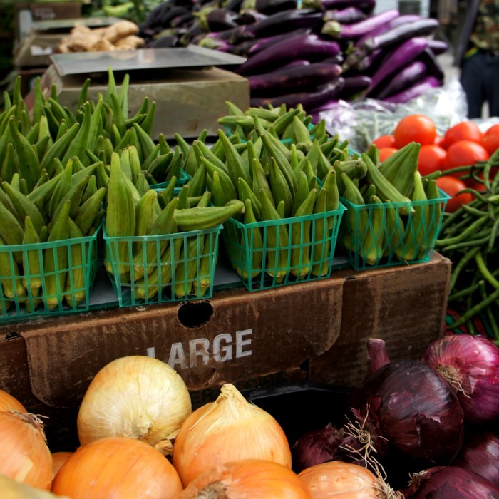 Vegetables on a table 