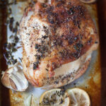 A look down on a a Roasted Turkey Breast