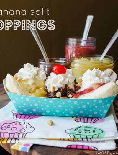 Banana Split Toppings