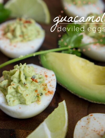 Guacamole Deviled Eggs