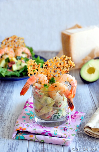 Roasted Shrimp Salad with Thyme and Lemon Frico