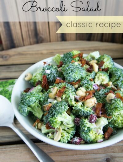 Classic Broccoli Salad Recipe