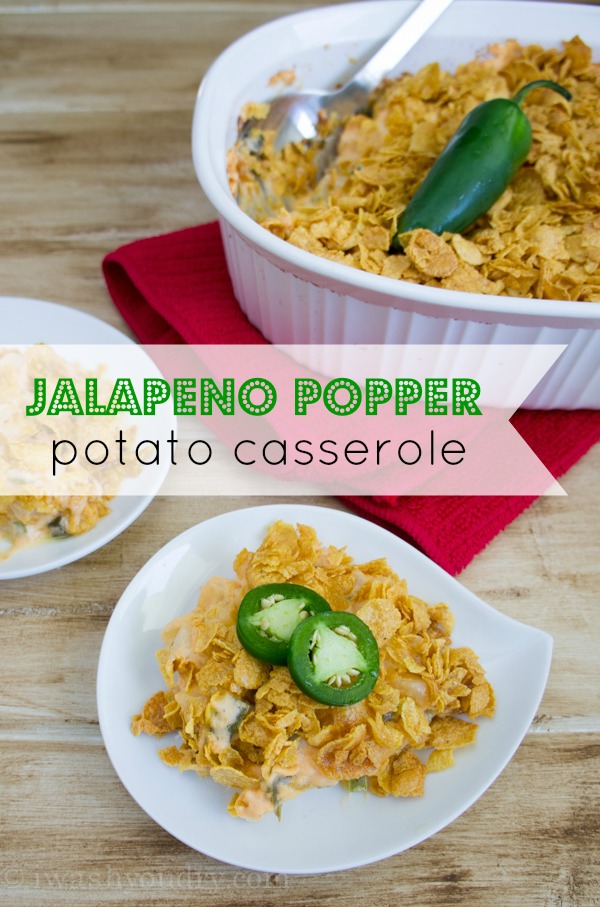 Jalapeño Popper Potato Casserole