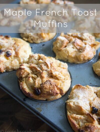 Maple French Toast Muffins