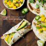 Southwest Chicken Tacos with Mango Salsa and Avocado