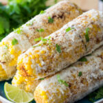 Elote Mexican Grilled Corn is a super quick and tasty way to eat corn this Summer!