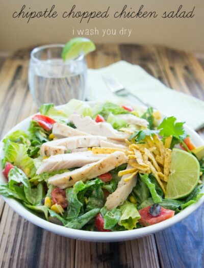 Zesty Chipotle Chopped Chicken Salad