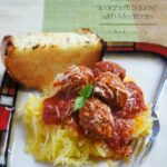 Crock Pot Spaghetti Squash with Meatballs