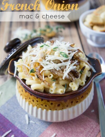 French Onion Mac and Cheese