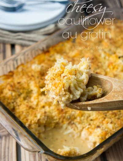 Cheesy Cauliflower Au Gratin