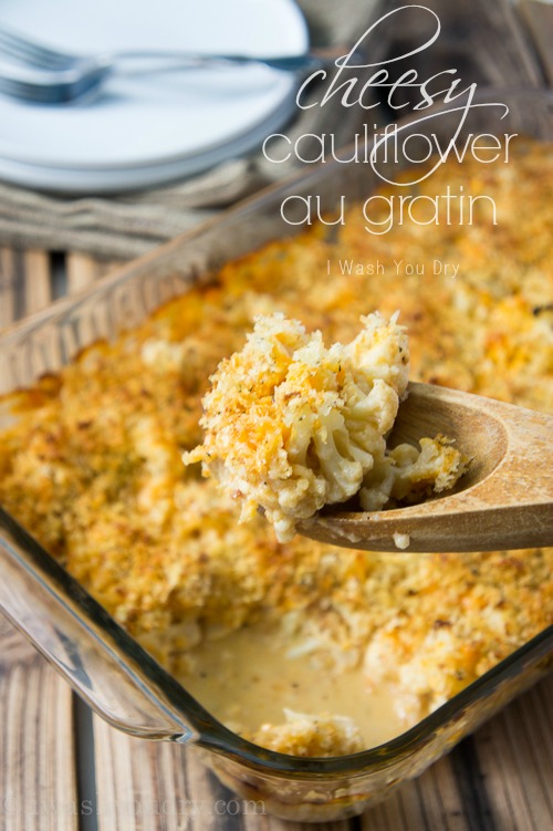 Cheesy Cauliflower Au Gratin