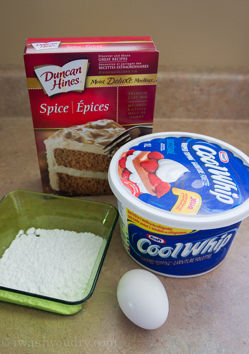 Spice Cool Whip Cookies