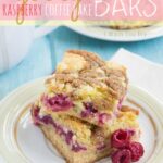 Gooey Raspberry Coffee Cake Bars