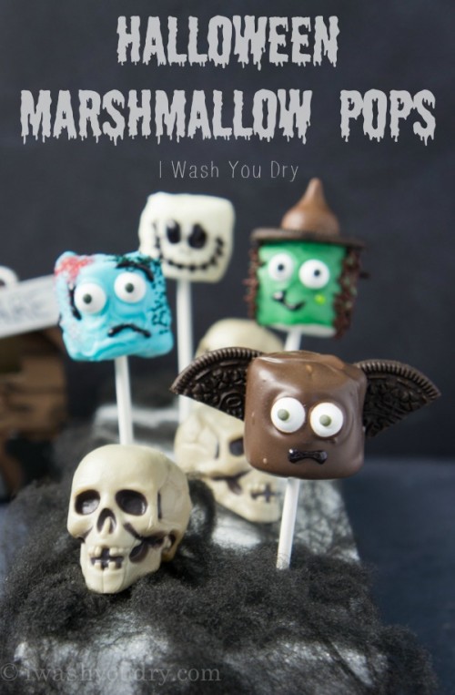 Halloween Marshmallow Pops