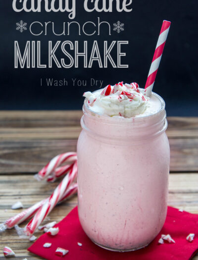 Candy Cane Crunch Milkshake