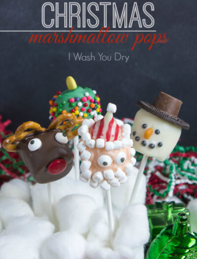 Christmas Marshmallow Pops