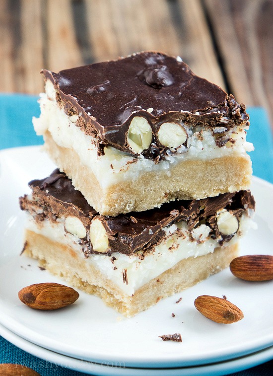 Almond Joy Cookie Bars