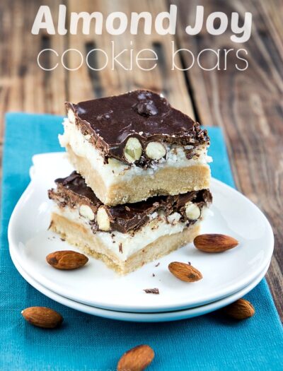 Almond Joy Cookie Bars