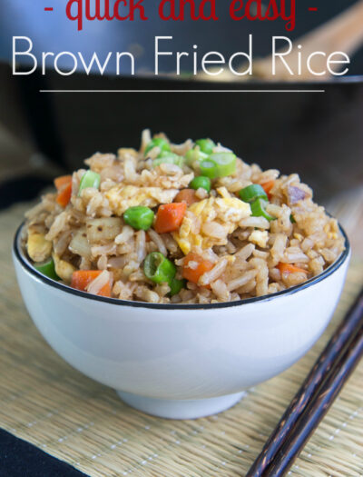 Quick and Easy Brown Fried Rice