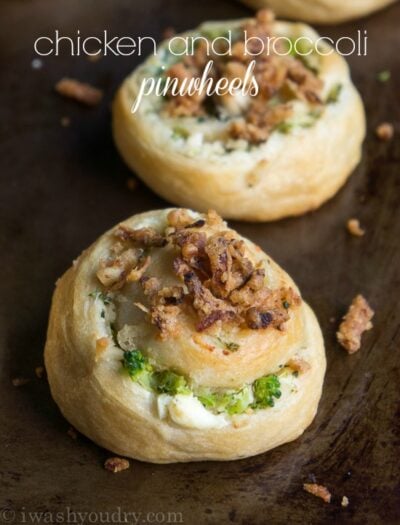 Chicken and Broccoli Pinwheels