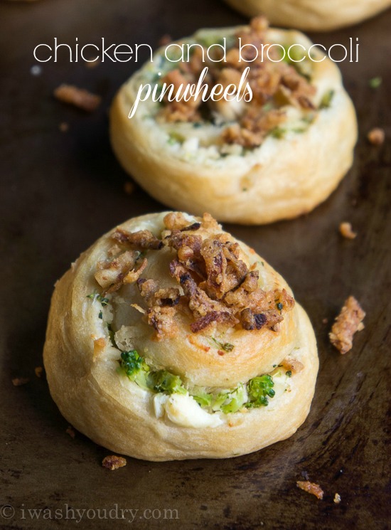 Chicken and Broccoli Pinwheels