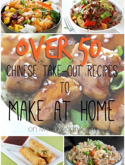 Over 50 Chinese Take Out Recipes to Make at Home!! Such an amazing collection!