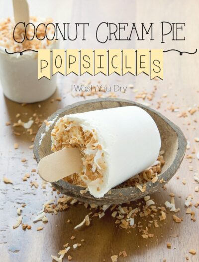 Coconut Cream Pie Popsicles