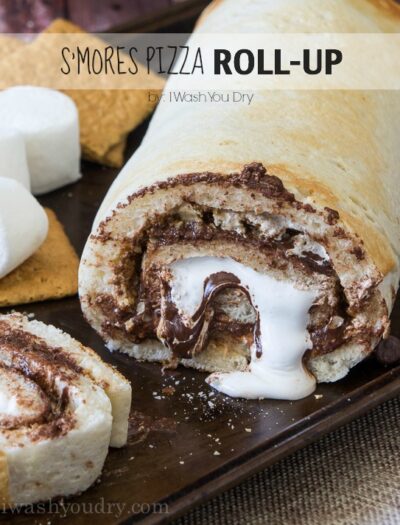 S'mores Pizza Roll-Up!!