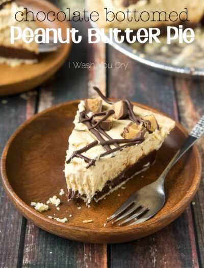 Chocolate Bottomed Peanut Butter Pie