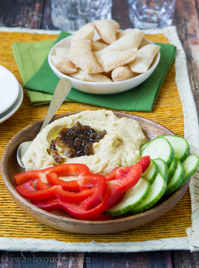 Caramelized Onion Hummus Recipe