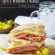 Spicy Italian Panini! The perfect easy weeknight dinner recipe for busy back to school nights!