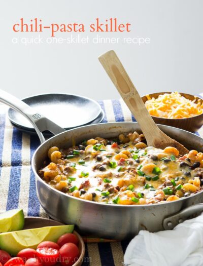 Chili-Pasta Skillet