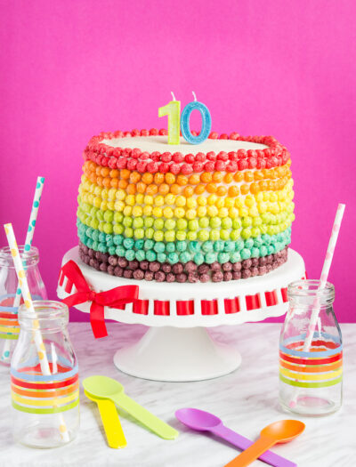 Surprise Inside Rainbow Cake