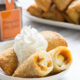 Pumpkin Cheesecake Egg Rolls