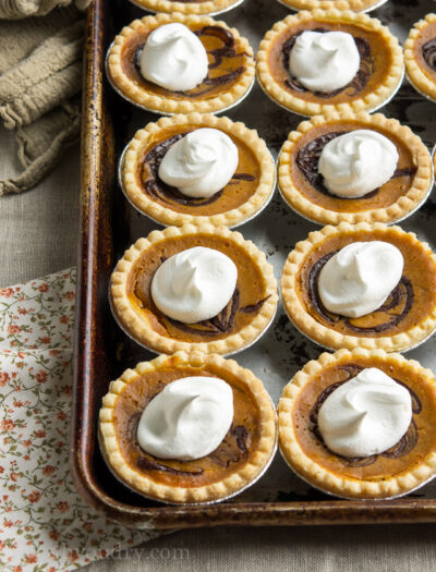 Pumpkin Nutella Tarts