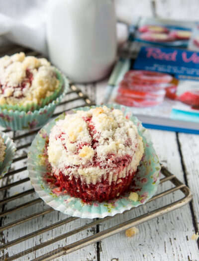 Red Velvet Cream Cheese Muffins