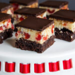 White Chocolate Cherry Fudge Brownies