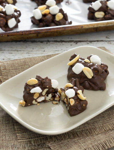 Rocky Road Pie Crust Clusters