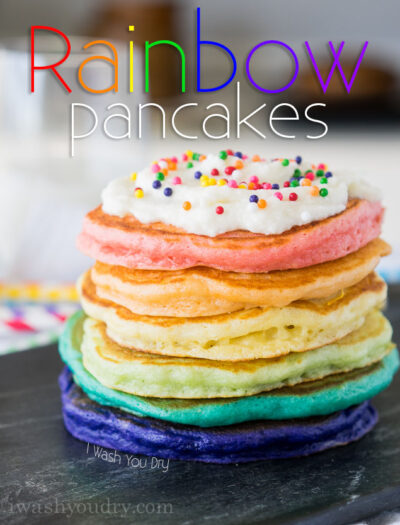 Rainbow Pancakes