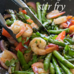 Shrimp and Asparagus Stir Fry